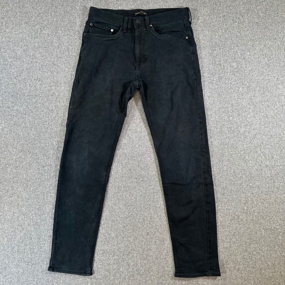 Banana Republic Jeans Mens 30x32 Slim Fit Black Stretch Denim 1627900